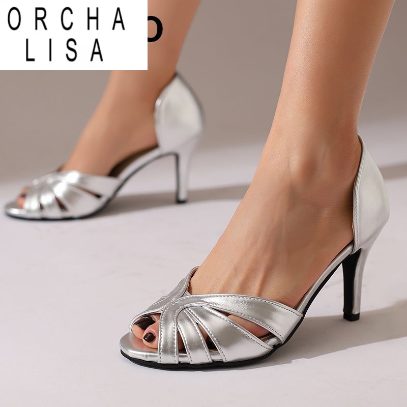 Platform Mule Heel - ORCHA LISA 2025 Luxury Women Shiny