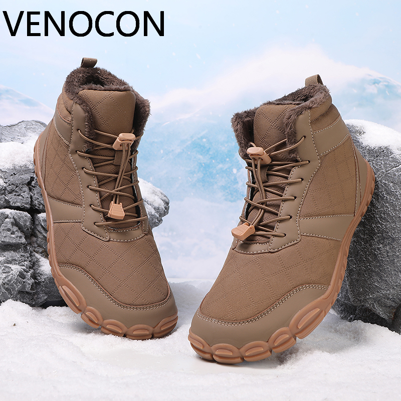 Women'S Shoes With Wide Toe Box - VENOCON Barefoot Man Minimalist Winter Snow
