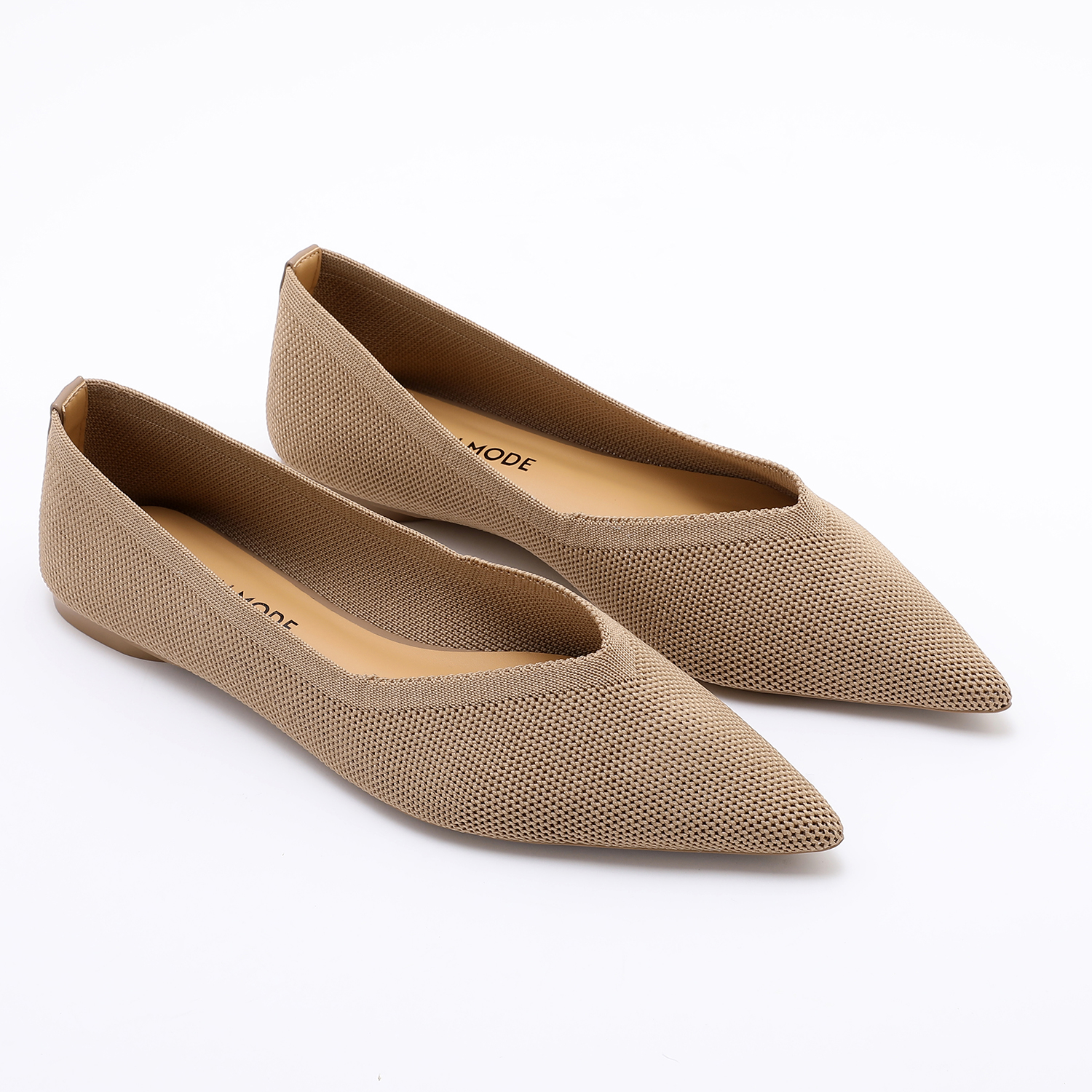 Pointed Toe Flat - TRENDIN MODE Women's Knit Pointed-Toe Flats