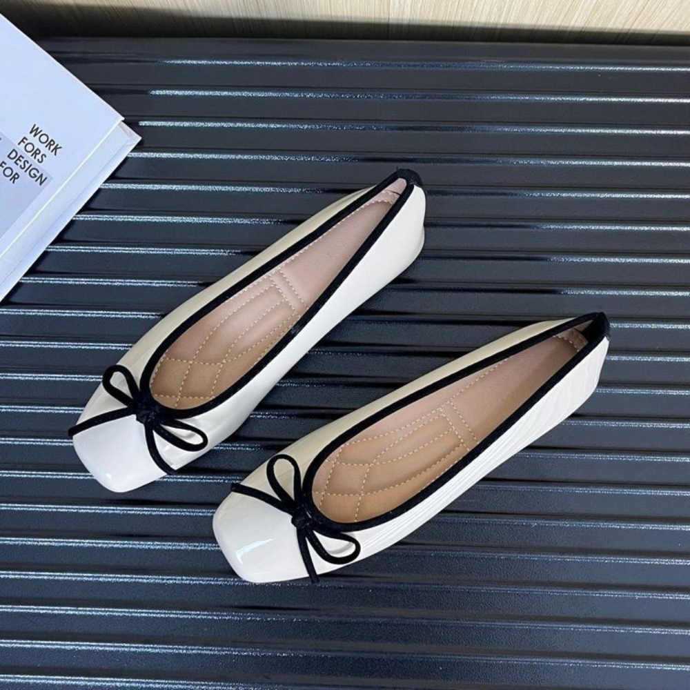 Women'S Shoes Toms - Women Nude Pink Patent Leather Ballet