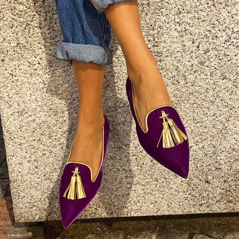 Spring/Summer 2026 Solid Color - Pointed Toe Flat recension och pris