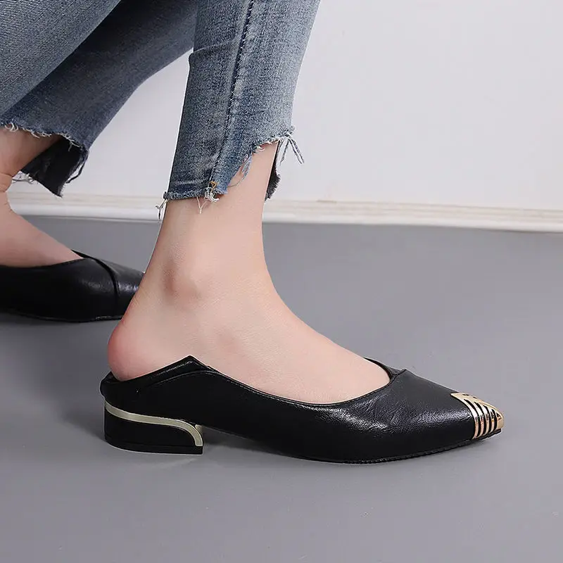 Low Heel Elegant Block Ladies  - Women Shoes Quick Delivery recension och pris