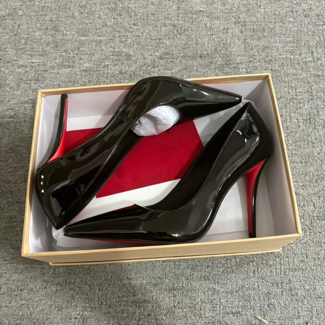 Pointed Toe Red Sole Single Sh - Pointed Toe Flat recension och pris