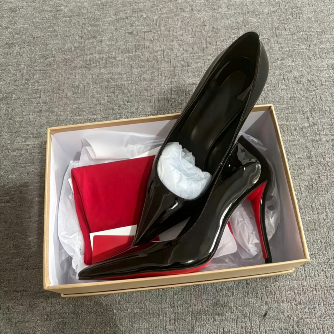Pointed Toe Red Sole Single Sh - Pointed Toe Flat recension och pris