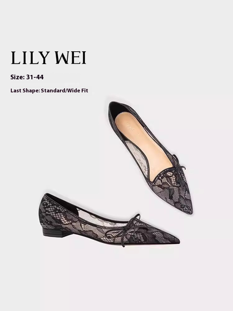 Flat stiletto heels spring and - Pointed Toe Flat recension och pris