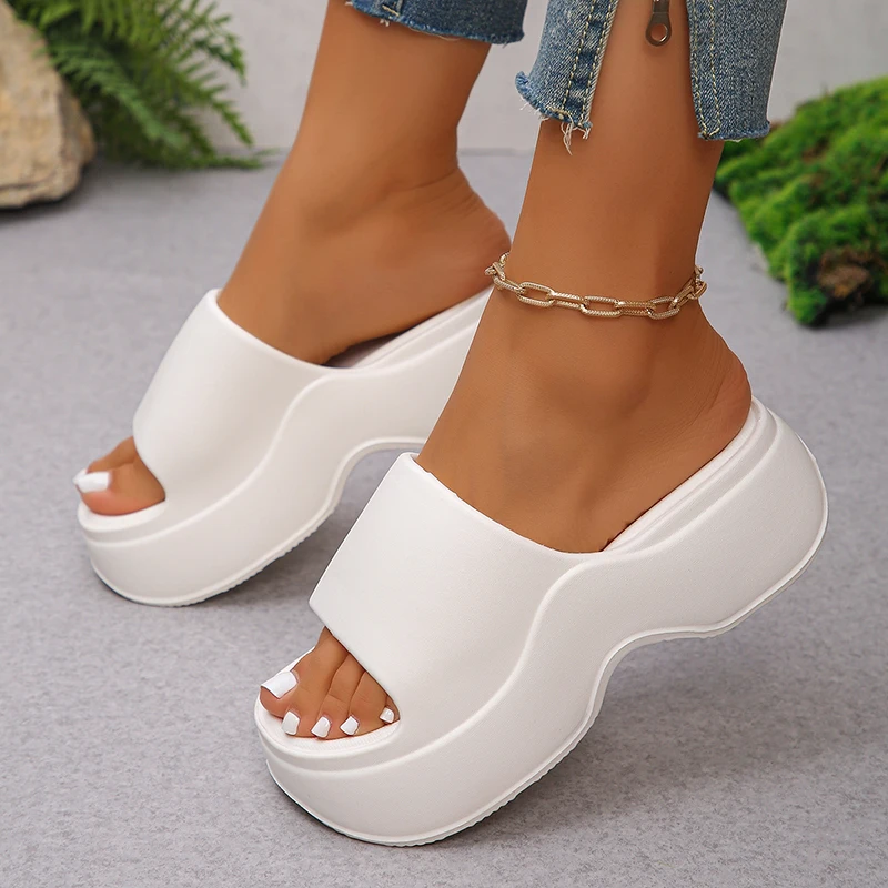 Chunky Platform Slippers for W - Women'S Shoes Non Slip recension och pris