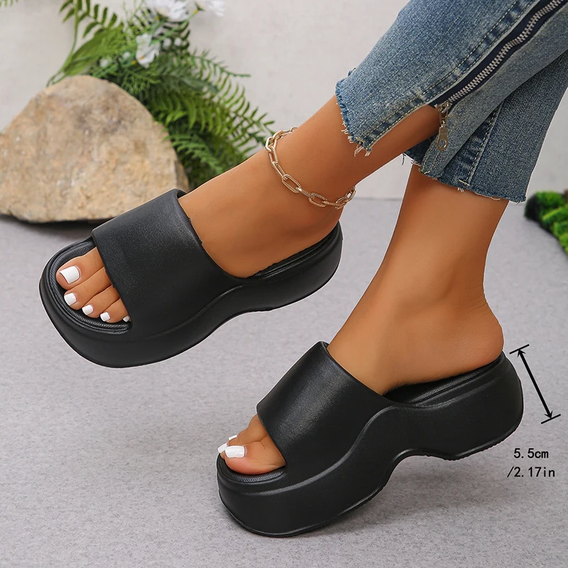 Chunky Platform Slippers for W - Women'S Shoes Non Slip recension och pris