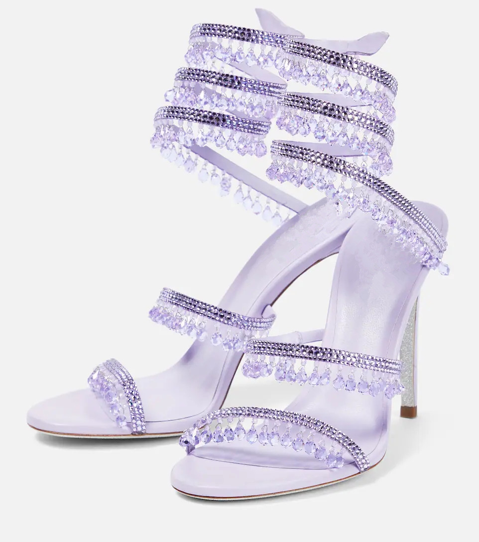 Sexy Green Crystal Fringe Stil - Platform Mule Heel recension och pris