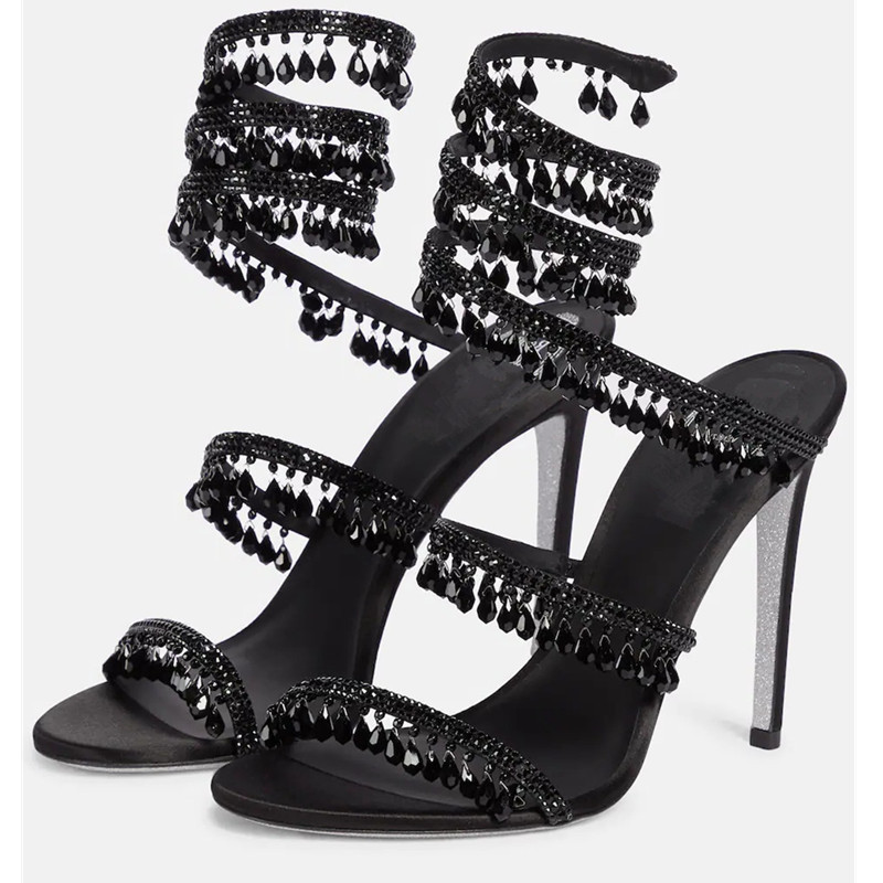 Sexy Green Crystal Fringe Stil - Platform Mule Heel recension och pris