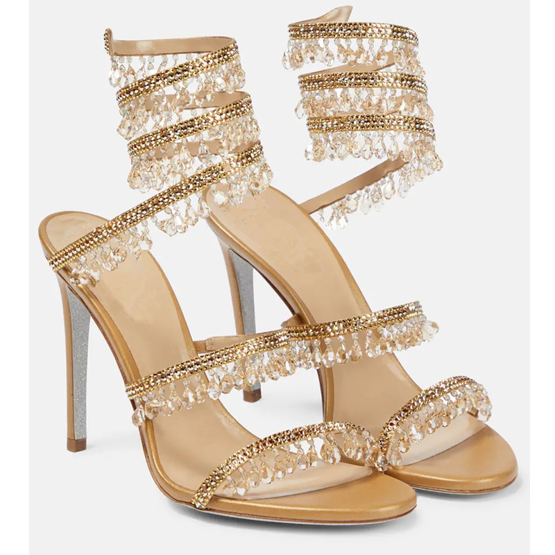 Sexy Green Crystal Fringe Stil - Platform Mule Heel recension och pris
