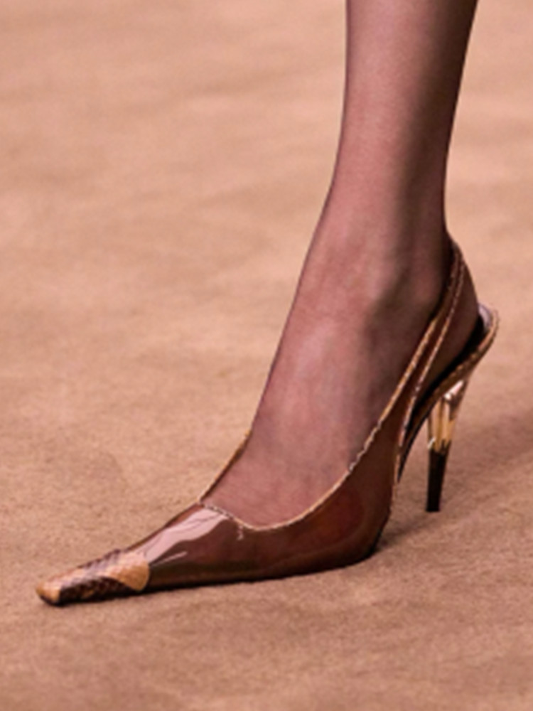 2026 Summer New Transparent Sq - Platform Mule Heel recension och pris