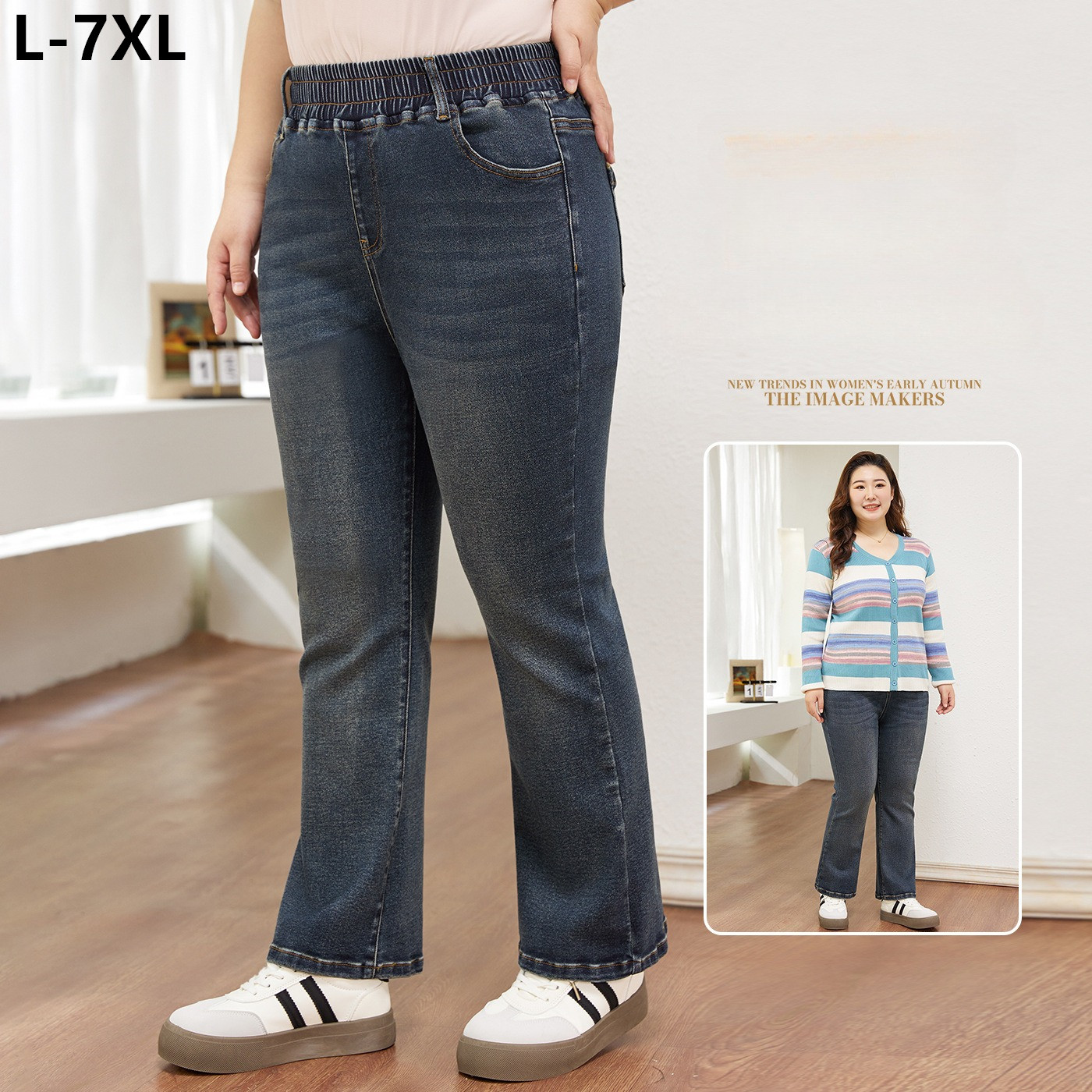 7XL Flared Jeans Bootcut Women - Women Shoes Jeans recension och pris