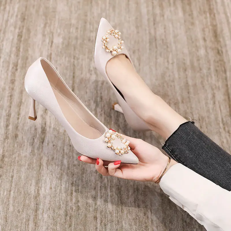 Ladies Pumps Rhinestone Diamon - Women Shoes Quick Delivery recension och pris