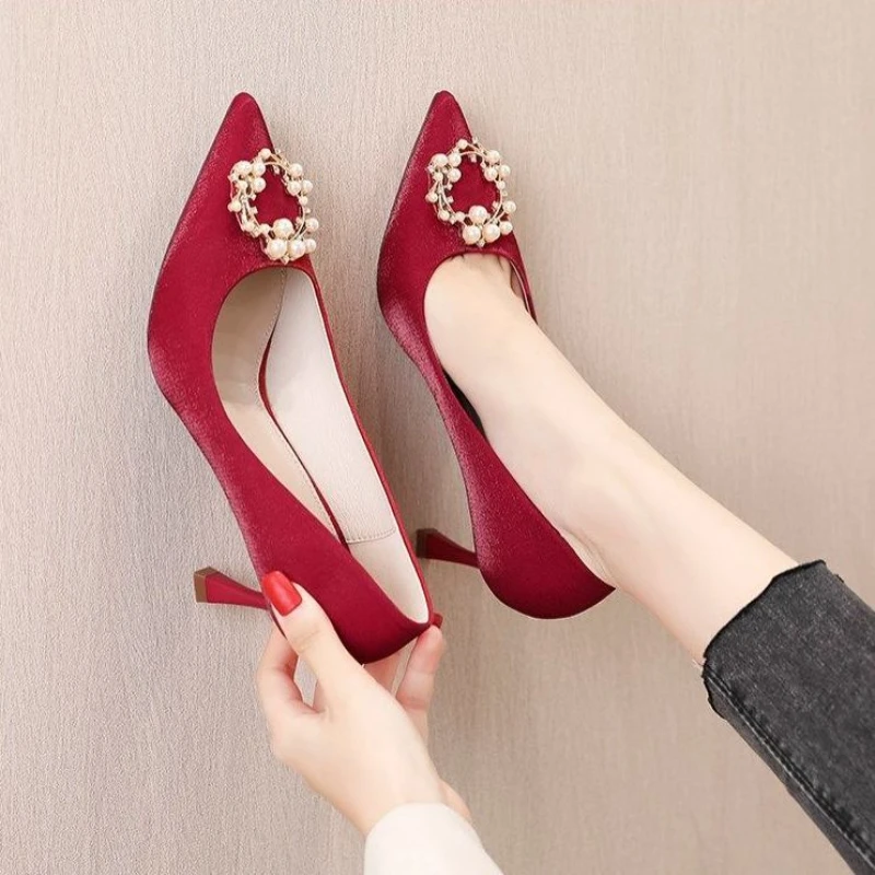 Ladies Pumps Rhinestone Diamon - Women Shoes Quick Delivery recension och pris