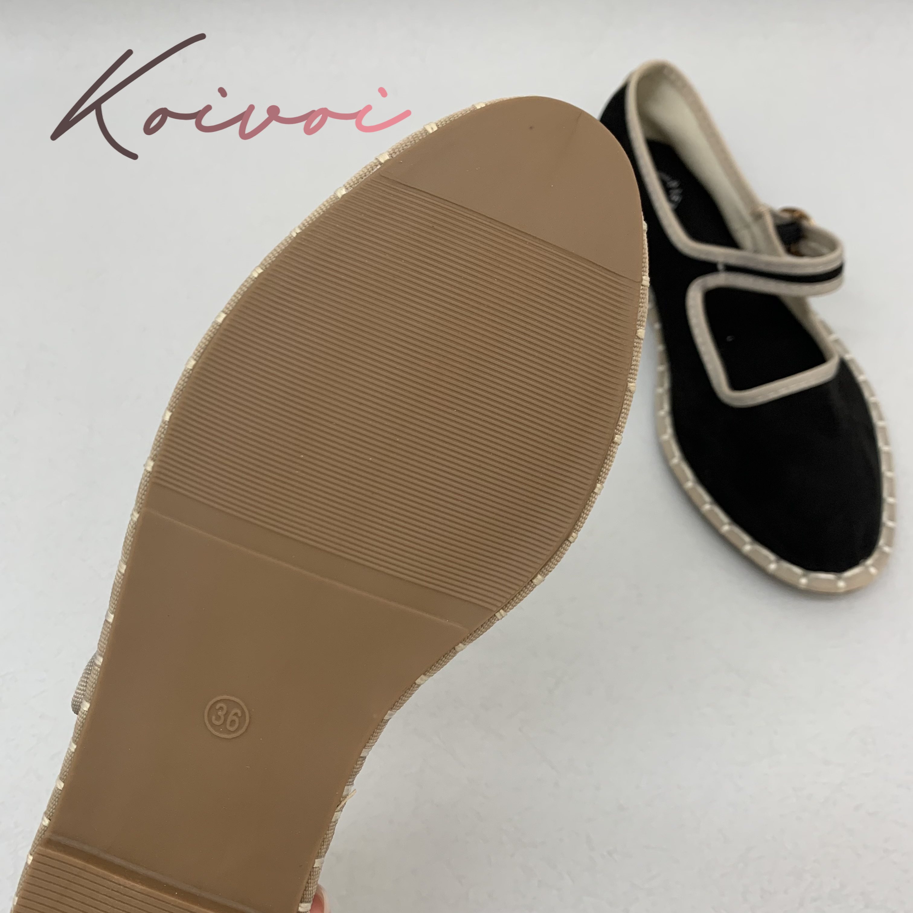 Hand Stitch Buckle Strap Flats - Women Shoes Jeans recension och pris