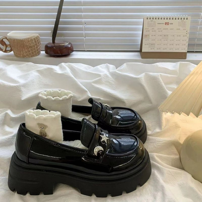Retro Black Spring and Autumn  - Women Shoes Quick Delivery recension och pris