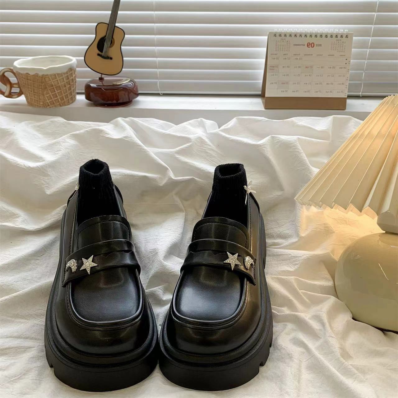 Retro Black Spring and Autumn  - Women Shoes Quick Delivery recension och pris