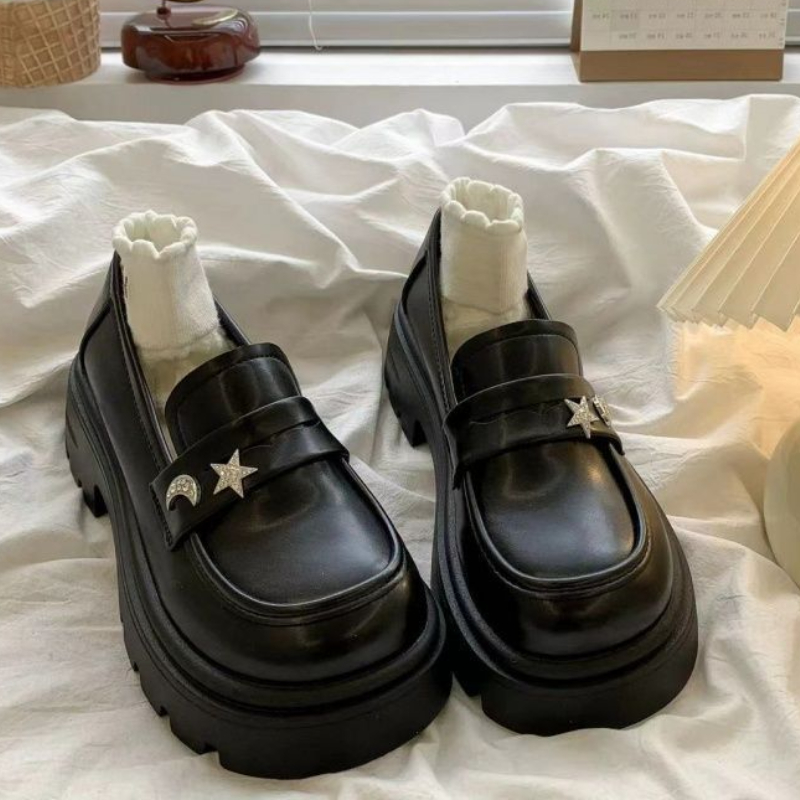 Retro Black Spring and Autumn  - Women Shoes Quick Delivery recension och pris