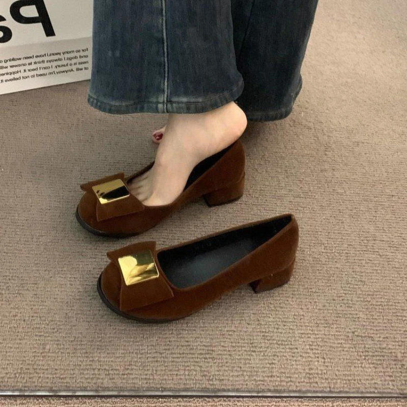 Woman PumpsLoafers Chunky Heel - Women Shoes Quick Delivery recension och pris