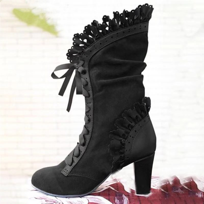 Women Lace Women's High Heel M - Women Shoes Jeans recension och pris