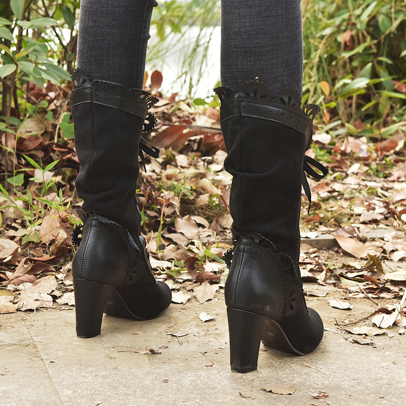 Women Lace Women's High Heel M - Women Shoes Jeans recension och pris