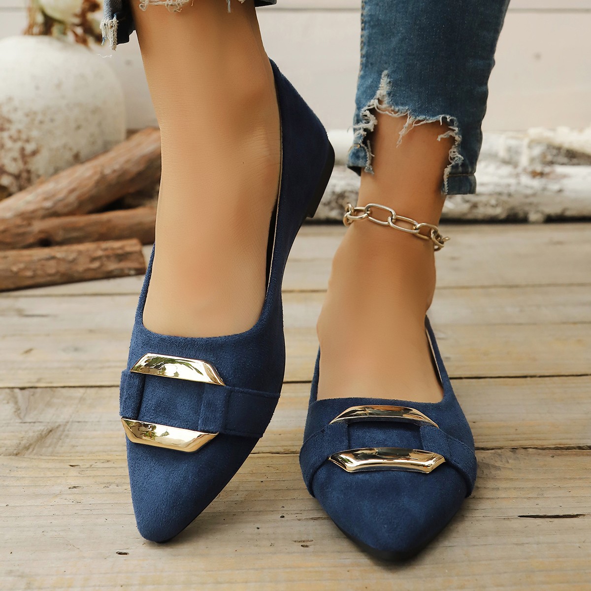 Spring and Autumn Elegant Poin - Women'S Shoes Toms recension och pris
