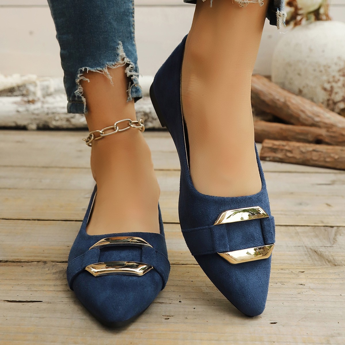 Spring and Autumn Elegant Poin - Women'S Shoes Toms recension och pris