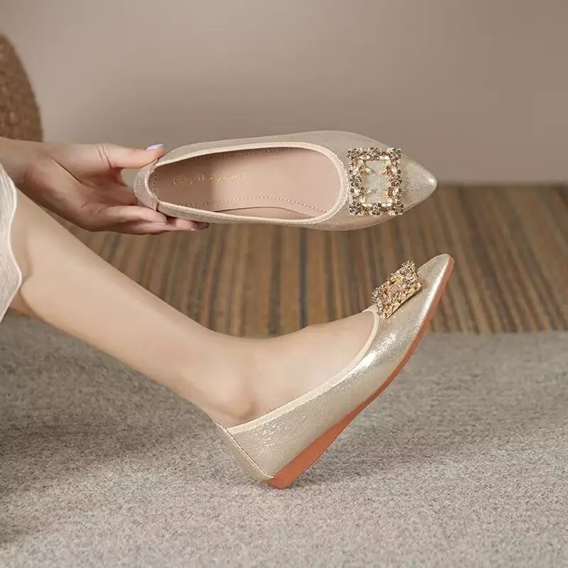 Women's Flat Shoes Gold Pointe - Women Shoes Quick Delivery recension och pris