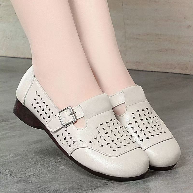 Women's Leather Hollow Out Low - Women'S Shoes Non Slip recension och pris