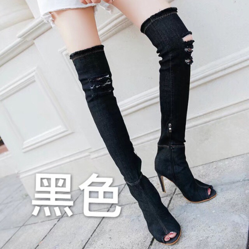 Trend Women Denim Over The Kne - Women Shoes Jeans recension och pris