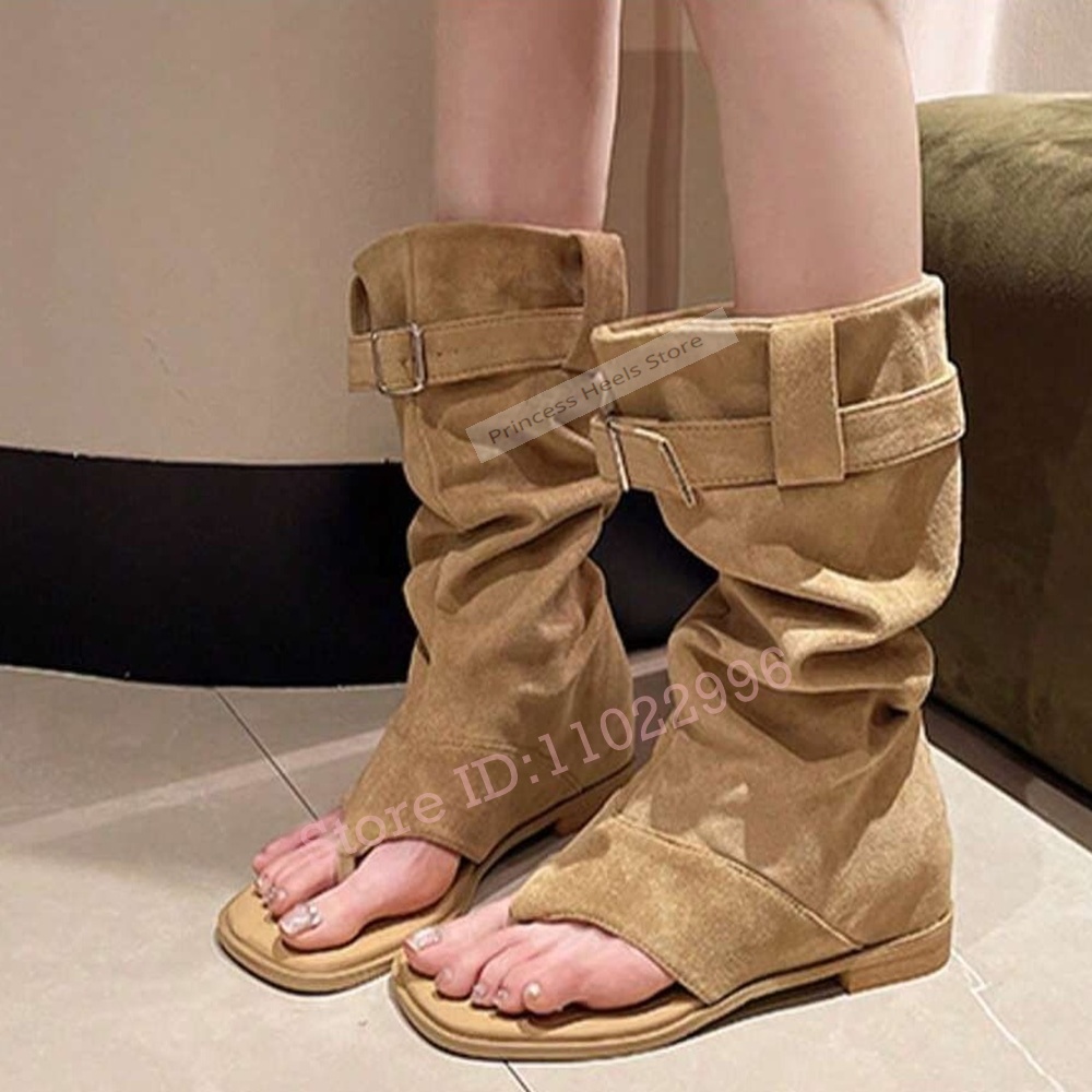 Flat With Suede Straps Summer  - Pointed Toe Flat recension och pris