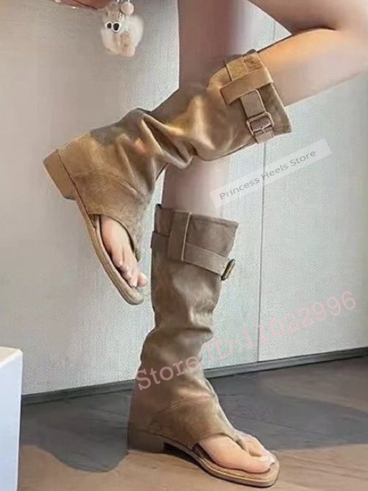 Flat With Suede Straps Summer  - Pointed Toe Flat recension och pris