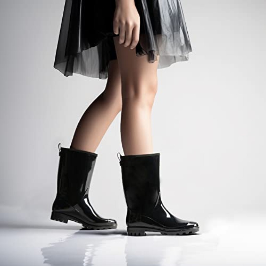 HISEA Women's Mid Calf Rain Bo - Women'S Shoes With Wide Toe Box recension och pris