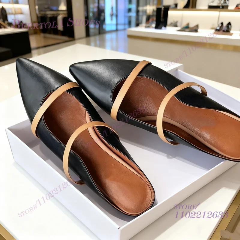 Flat Mules Half Round Pointed  - Pointed Toe Flat recension och pris