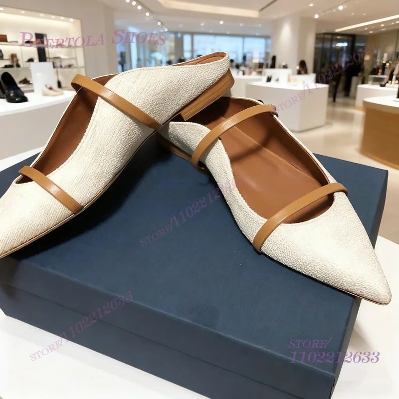 Flat Mules Half Round Pointed  - Pointed Toe Flat recension och pris