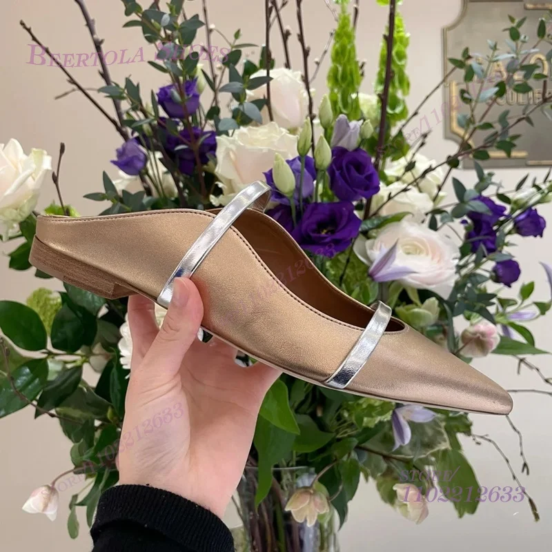 Flat Mules Half Round Pointed  - Pointed Toe Flat recension och pris