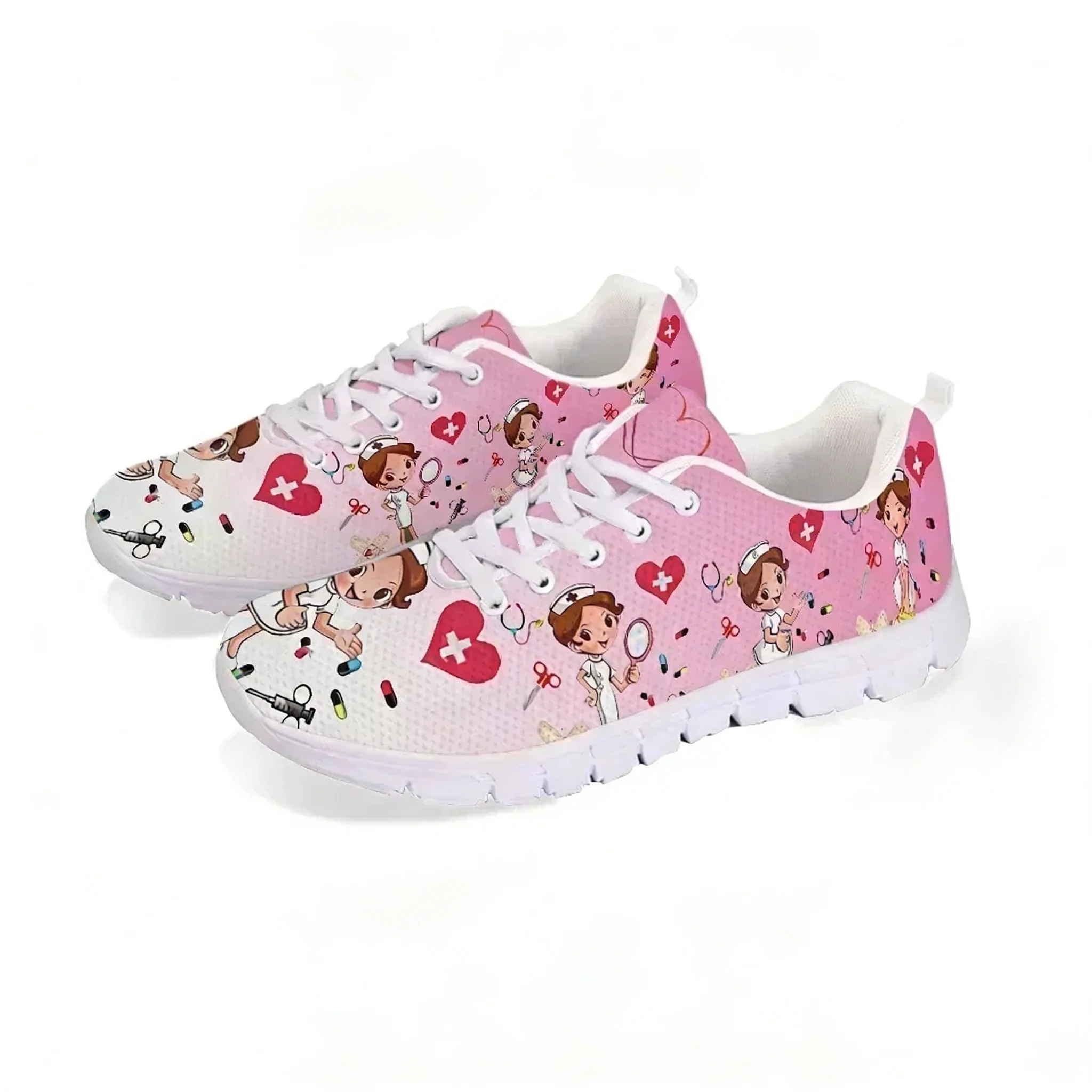 Pink Nursing Shoes Ladies Flat - Women'S Shoes Nursing recension och pris