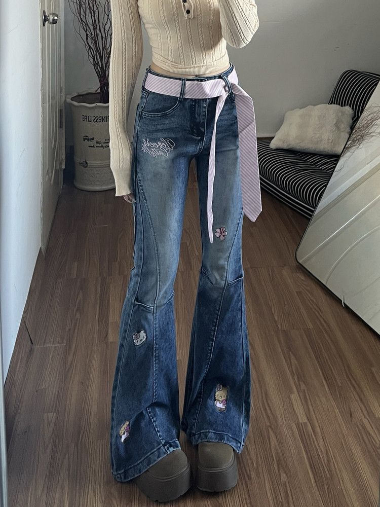Y2K Hello Kitty Girls Jeans Co - Women Shoes Jeans recension och pris