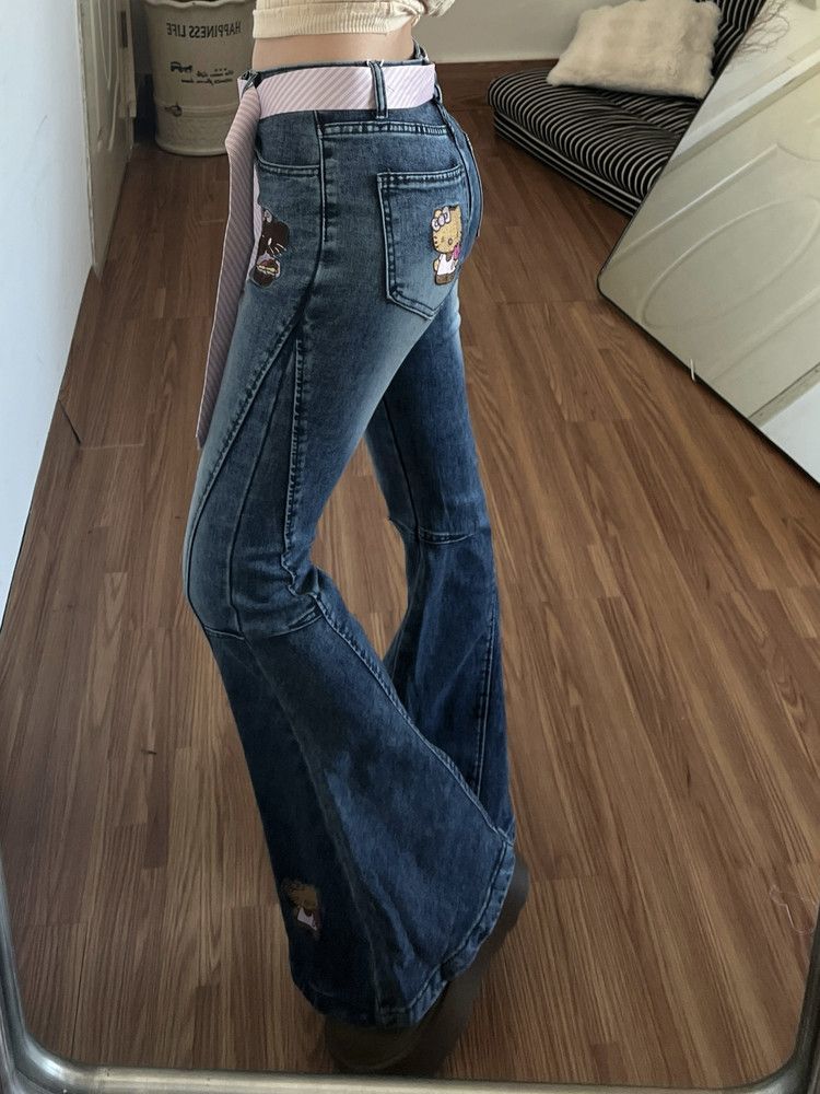 Y2K Hello Kitty Girls Jeans Co - Women Shoes Jeans recension och pris