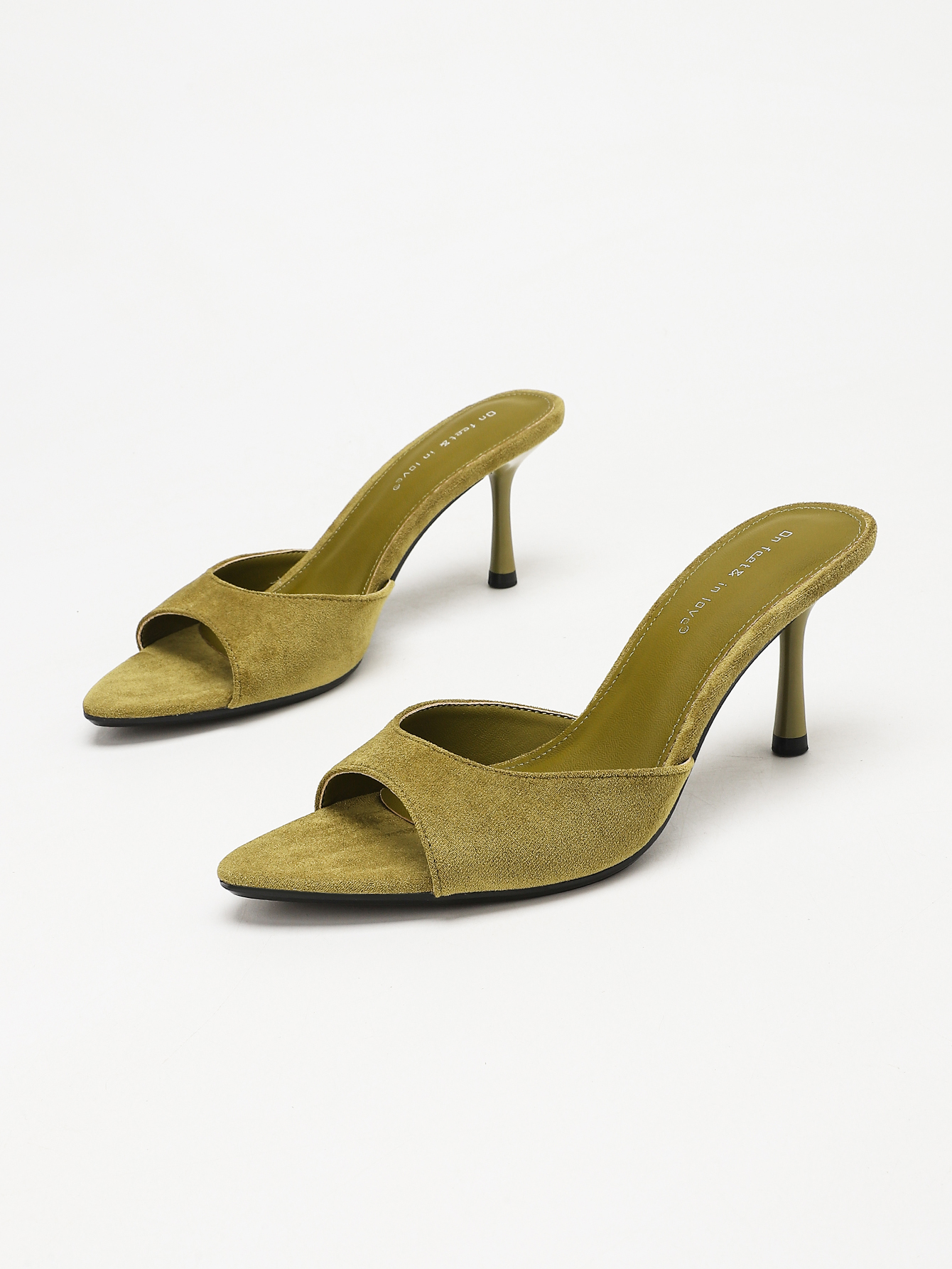 Women's Suede Pointed Toe Stil - Platform Mule Heel recension och pris